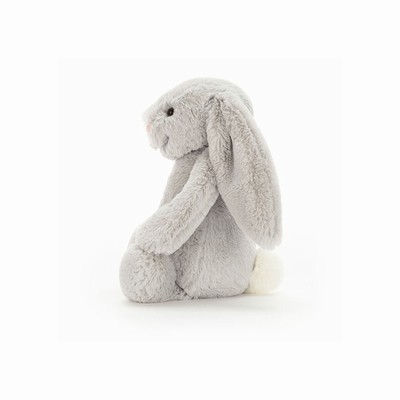 Jellycat Bashful Silver Konijn | IZ0673245